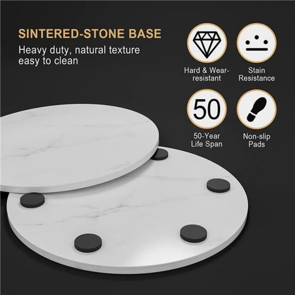 Coat Rack Stand, Metal Coat Tree with Heavy Base 8 Welded Hooks, 67” (Gold) - Picture 6 of 6